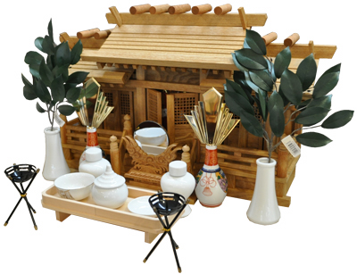 お宮が「三社」の場合正式なお祀り例